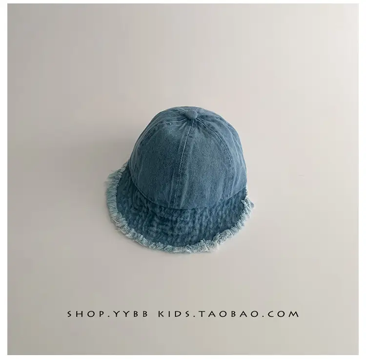 Baby Denim Hat Blue Winter Sunshade Cap — feature 12
