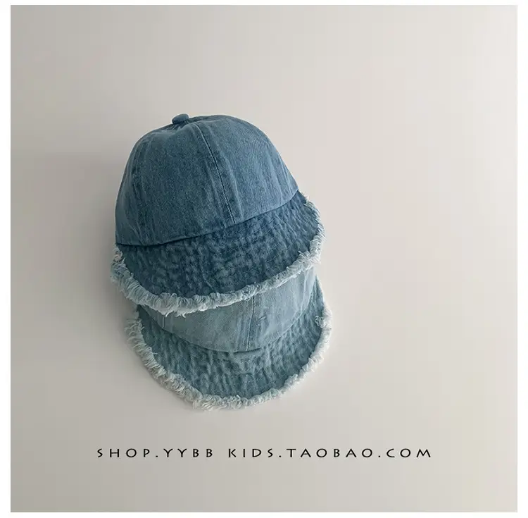 Baby Denim Hat Blue Winter Sunshade Cap — feature 8