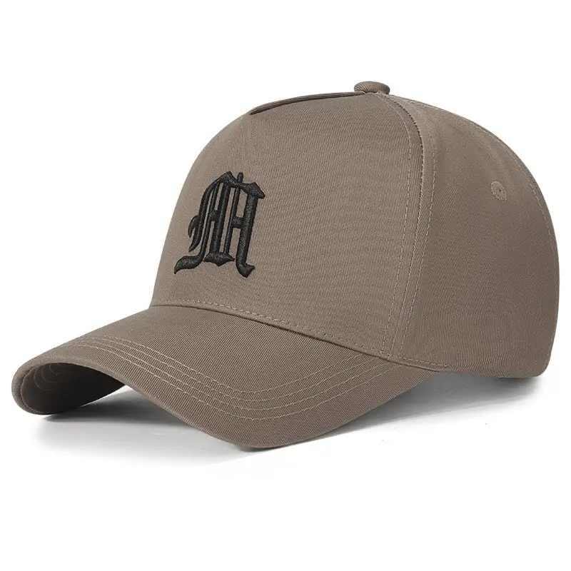Men's Black High-top Baseball Cap with Wide Brim & Sunscreen - Image 6