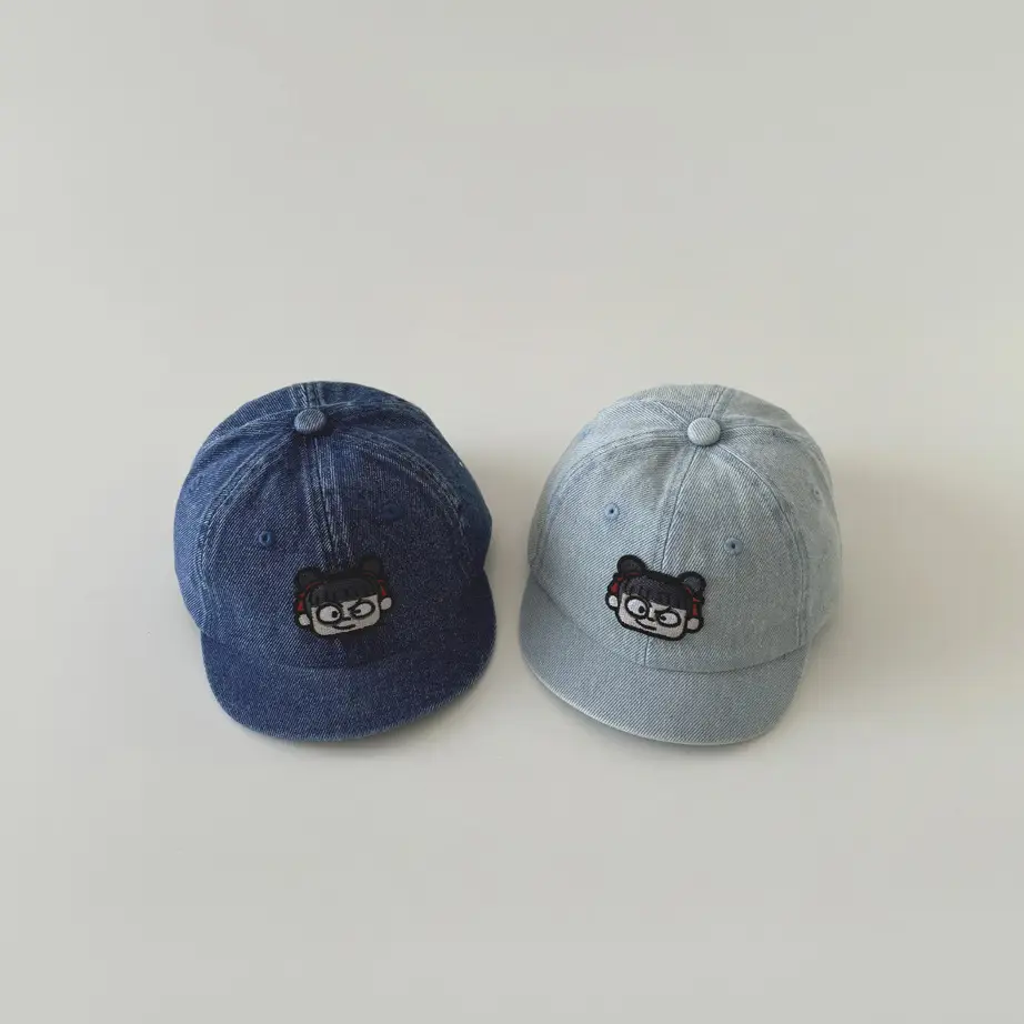 Nesha Duck Cap Kids Blue Grey 2026 - Image 3