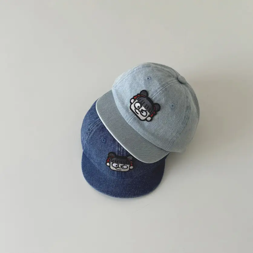 Nesha Duck Cap Kids Blue Grey 2026 - Image 4