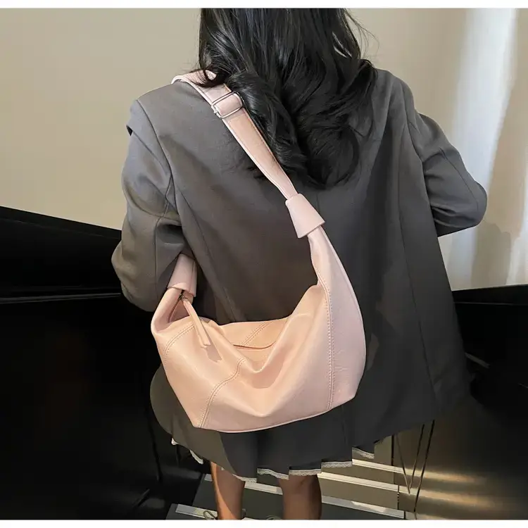 Silver Women's Shoulder Crossbody Bag Large Capacity 2025 — feature 41
