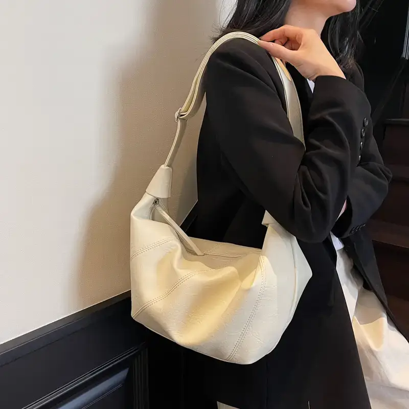 Silver Women's Shoulder Crossbody Bag Large Capacity 2025