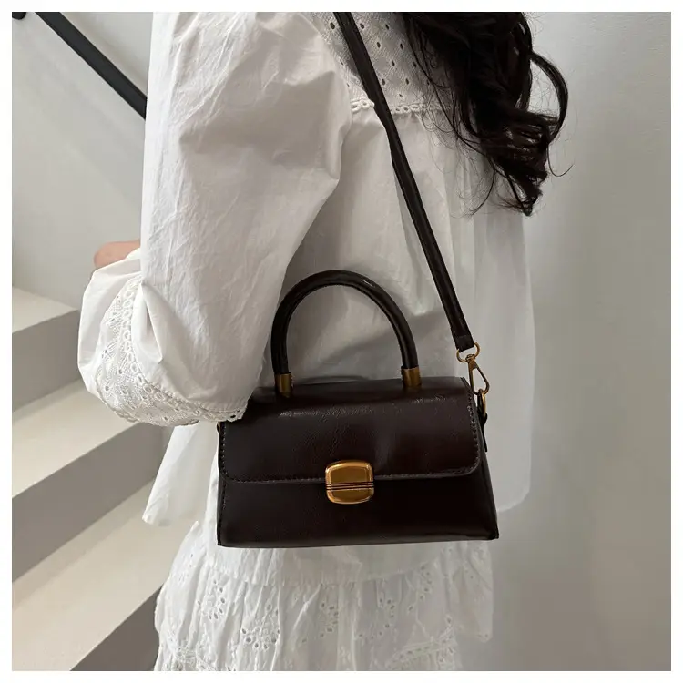 White Retro Square Handbag Women 2025 — feature 9