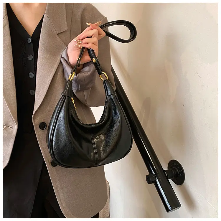 Black Glossy Crossbody Bag for Women 2025 — feature 20