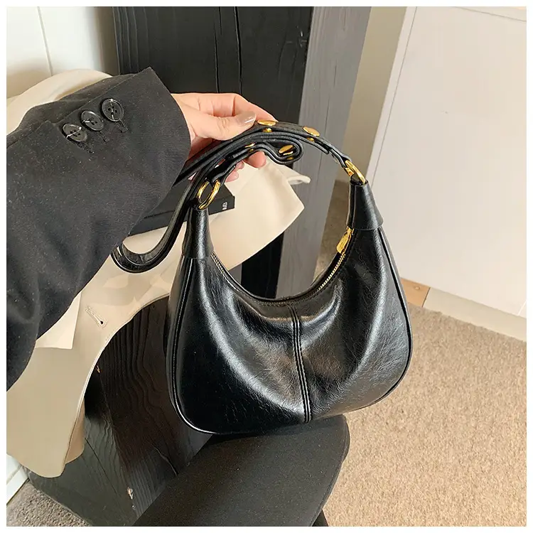 Black Glossy Crossbody Bag for Women 2025 — feature 32