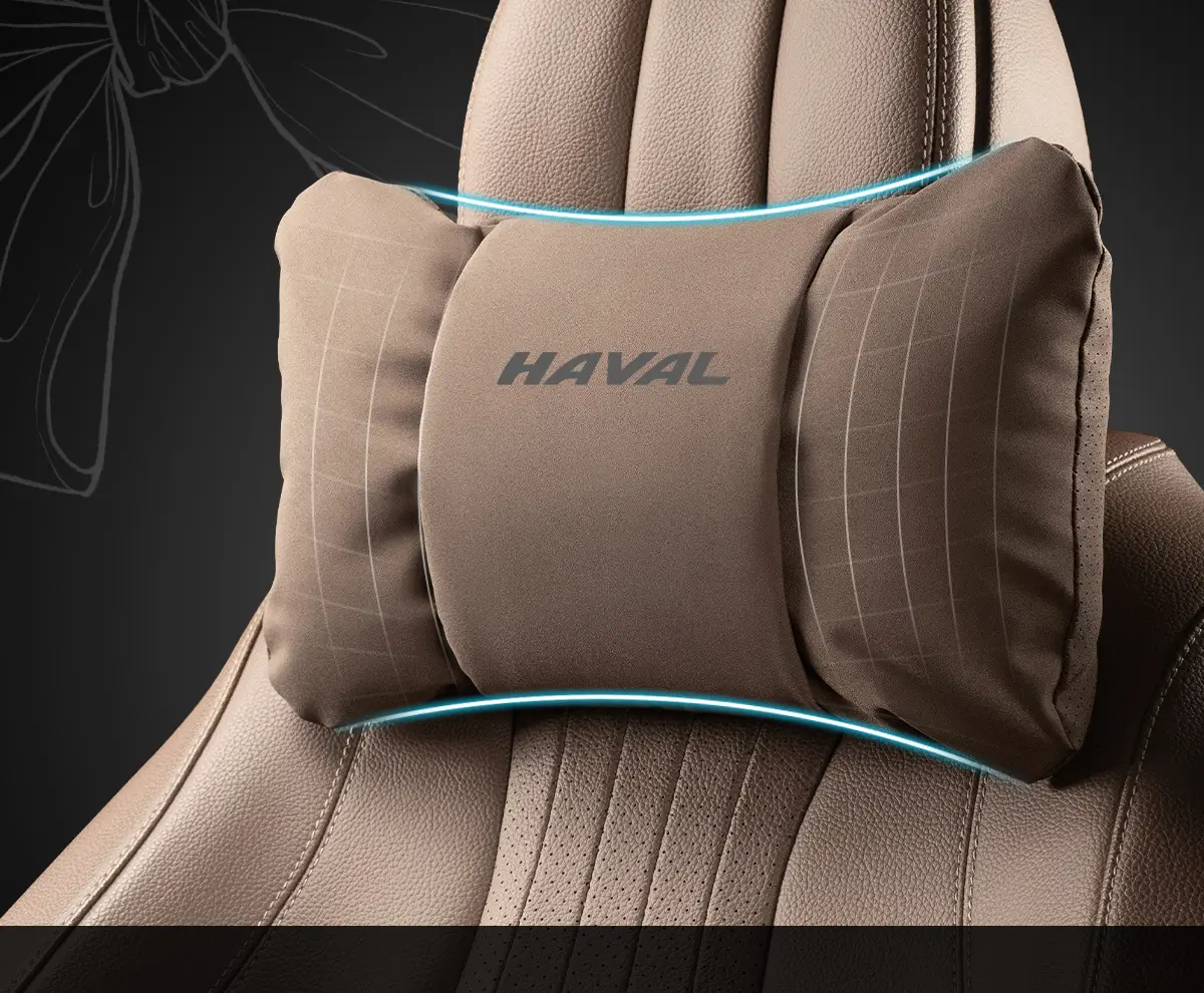 Haver headrest car waist support big dog first love H6 red rabbit M6 car interior products pillow neck pillow decoration — feature 5