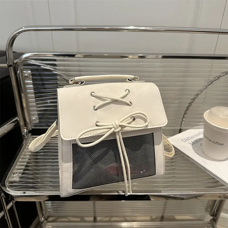 New Japanese Style Cream Pain Bag for Women