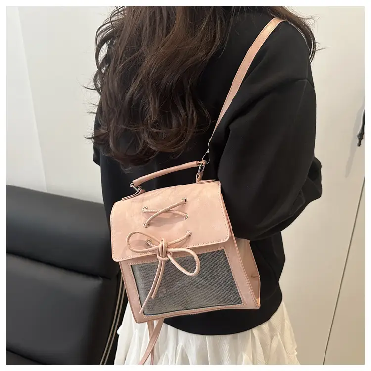 New Japanese Style Cream Pain Bag for Women — feature 16