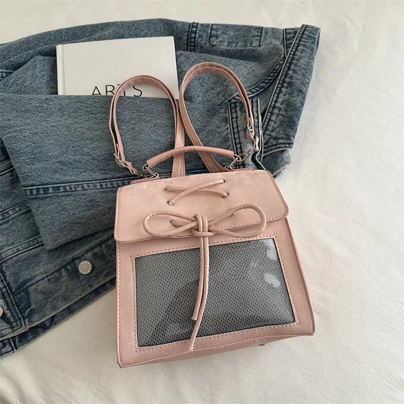 New Japanese Style Cream Pain Bag for Women