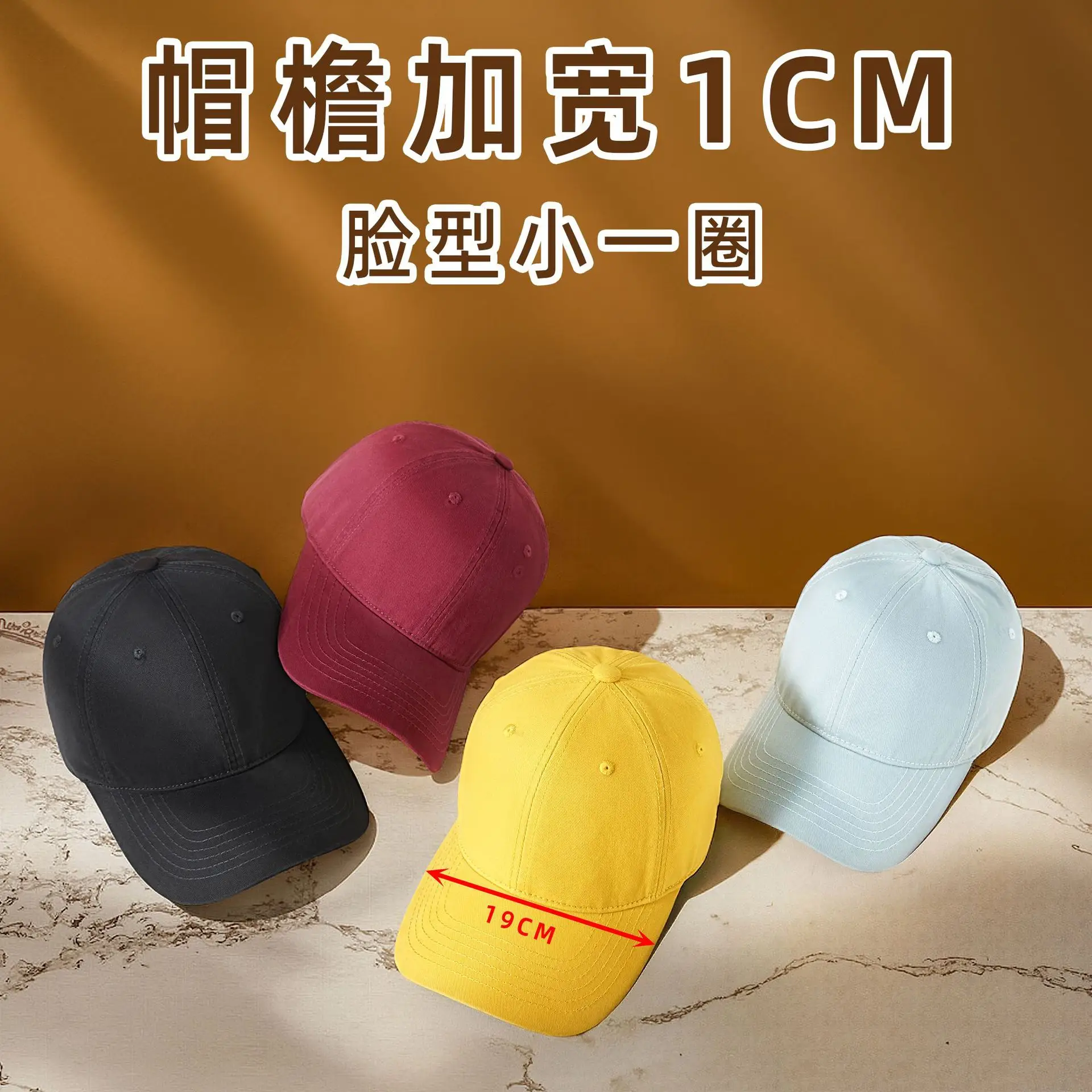 2025 Washed Baseball Cap Light Blue Soft Top Casual Hat - Image 15