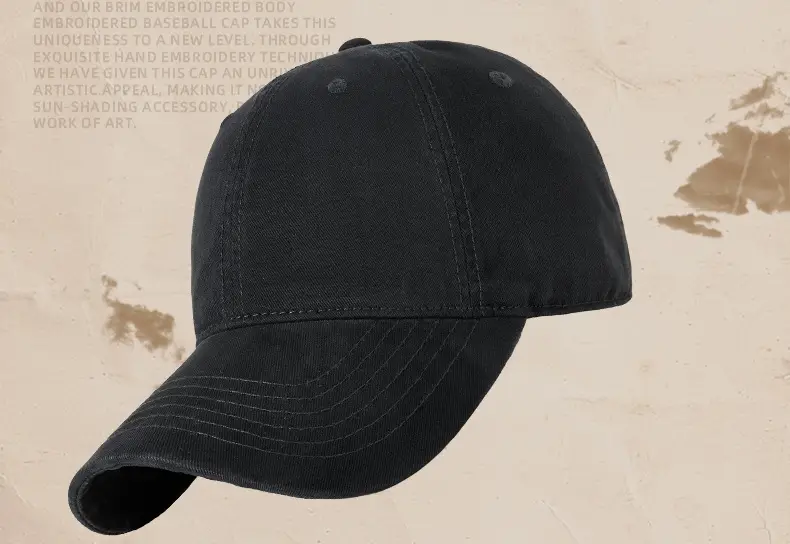2025 Washed Baseball Cap Light Blue Soft Top Casual Hat — feature 10