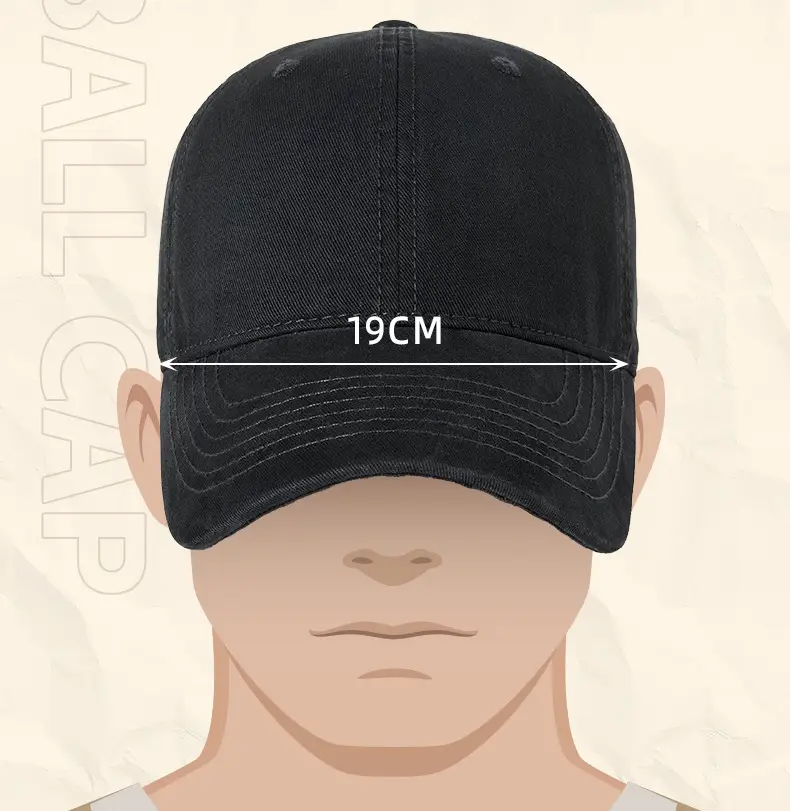 2025 Washed Baseball Cap Light Blue Soft Top Casual Hat — feature 19
