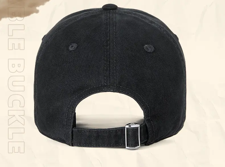 2025 Washed Baseball Cap Light Blue Soft Top Casual Hat — feature 33