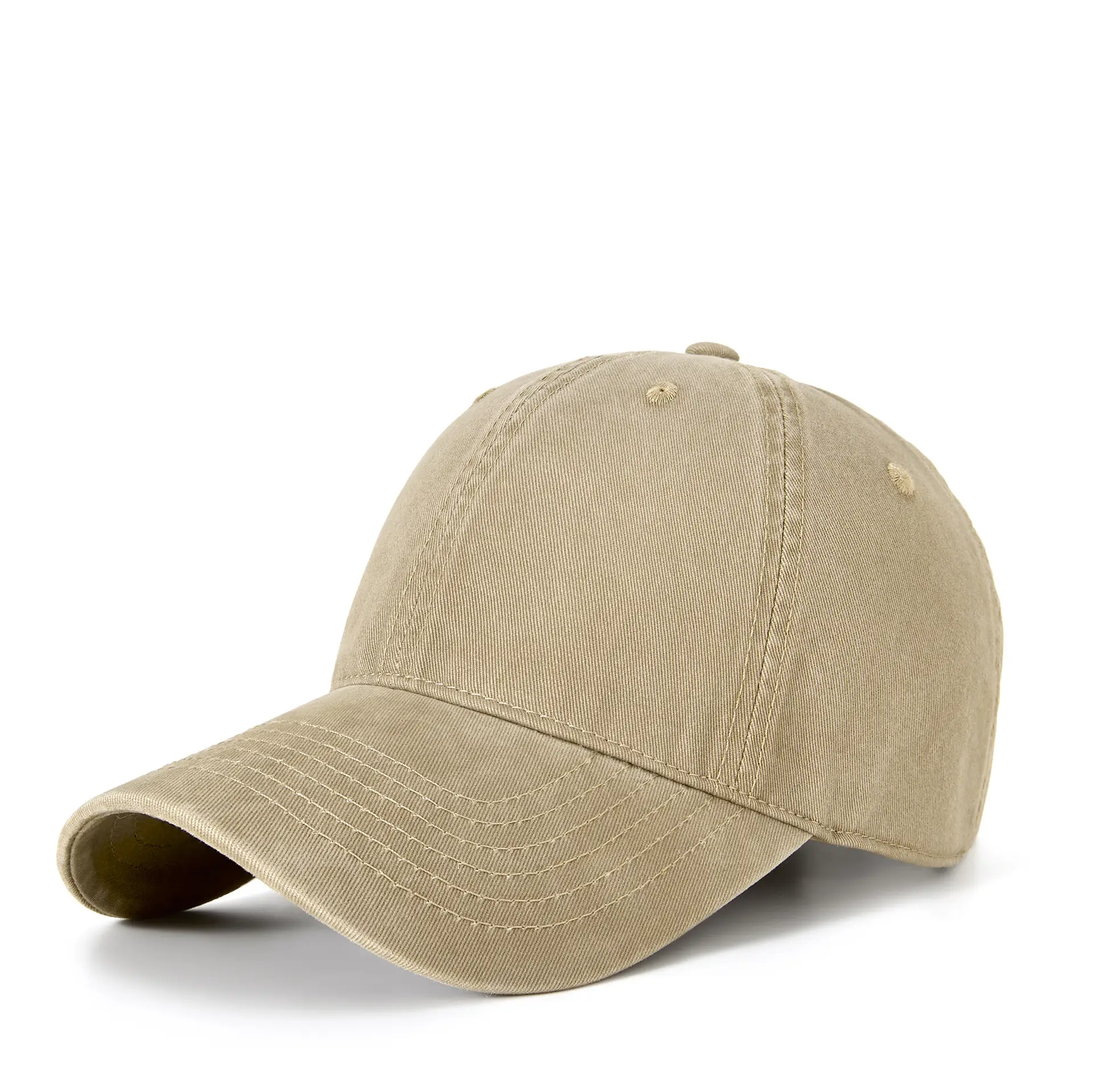2025 Washed Baseball Cap Light Blue Soft Top Casual Hat - Image 12