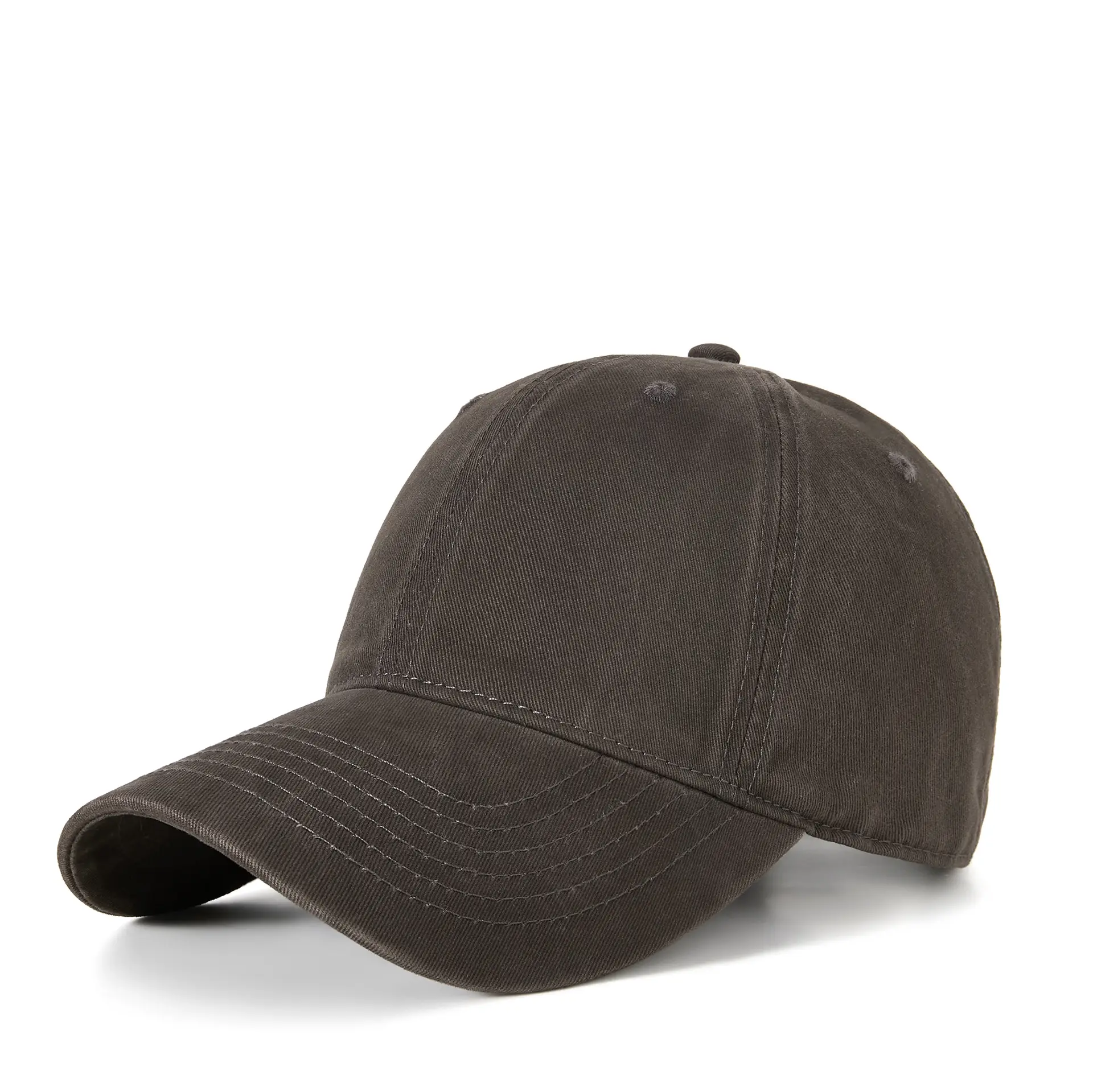 2025 Washed Baseball Cap Light Blue Soft Top Casual Hat - Image 3