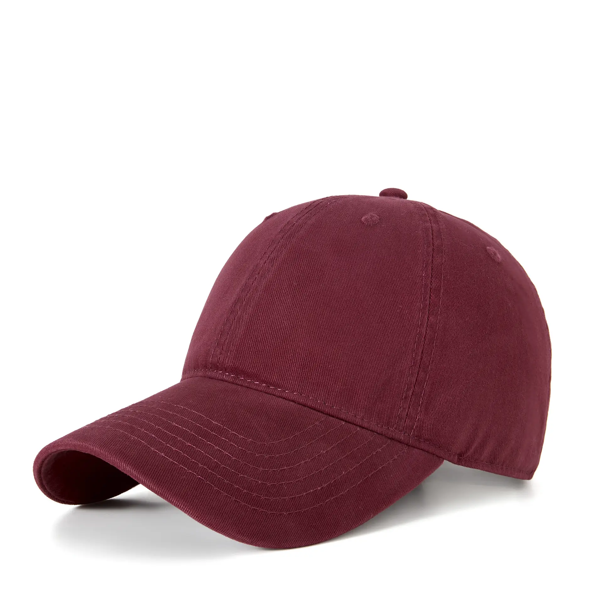 2025 Washed Baseball Cap Light Blue Soft Top Casual Hat - Image 4