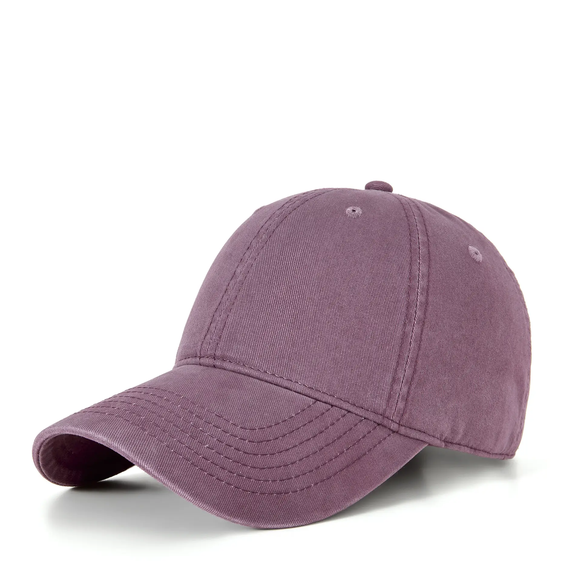 2025 Washed Baseball Cap Light Blue Soft Top Casual Hat - Image 6