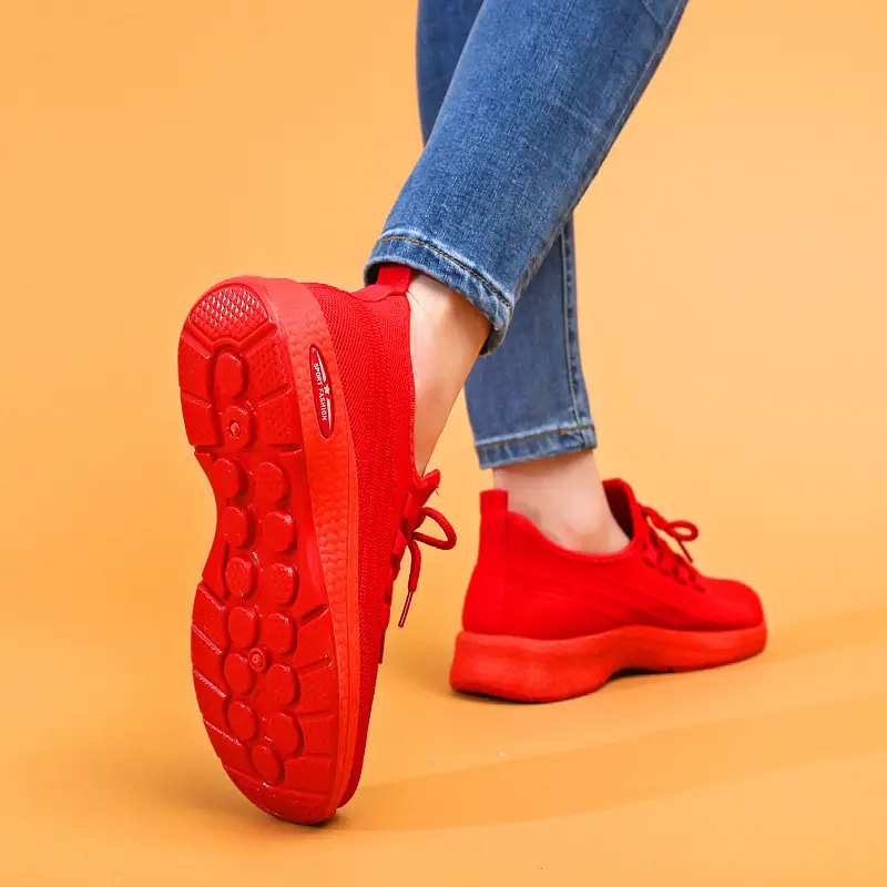 Women's Black Breathable Casual Shoes Spring Summer - Image 5
