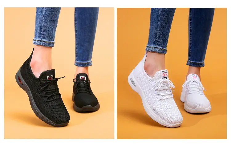 Women's Black Breathable Casual Shoes Spring Summer — feature 11