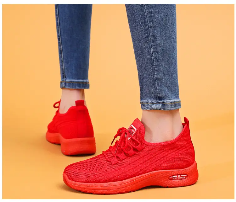 Women's Black Breathable Casual Shoes Spring Summer — feature 14