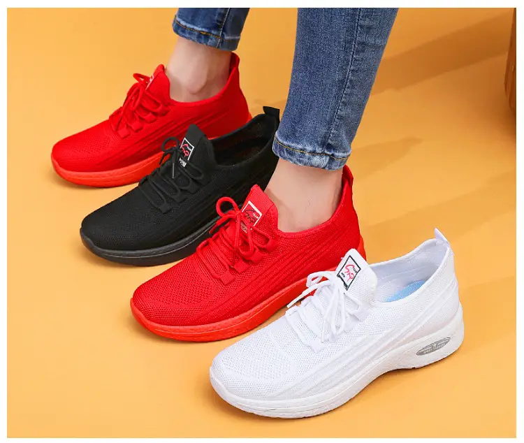 Women's Black Breathable Casual Shoes Spring Summer — feature 18