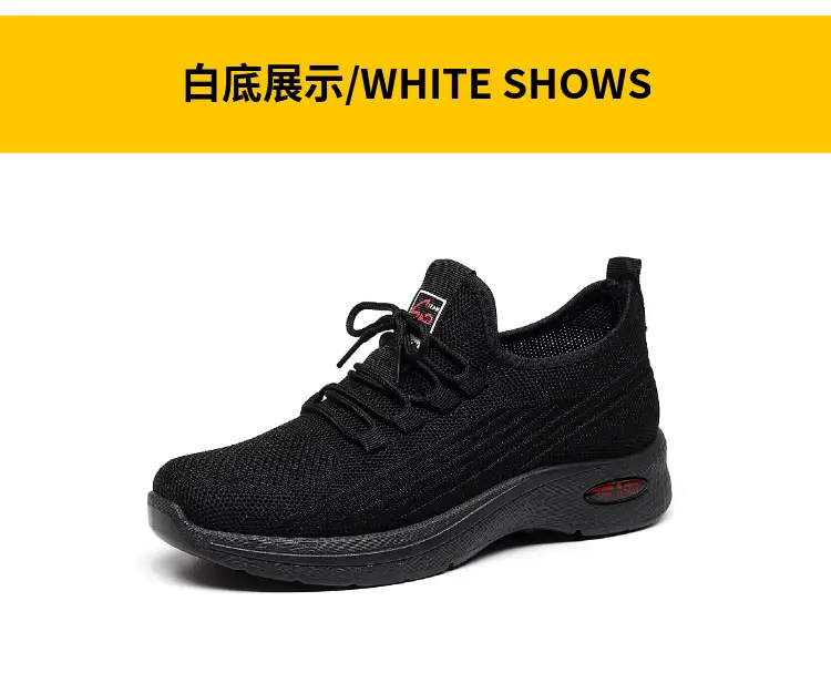 Women's Black Breathable Casual Shoes Spring Summer — feature 19