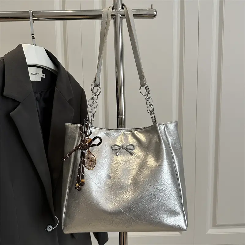 2025 Silver French Niche Shoulder Bag for Women - Image 9