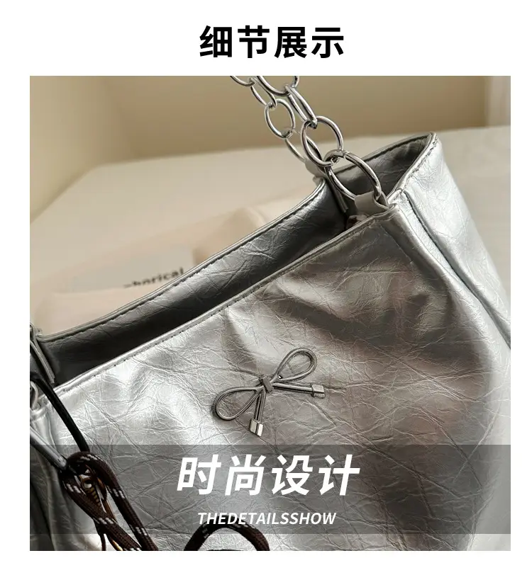 2025 Silver French Niche Shoulder Bag for Women — feature 2