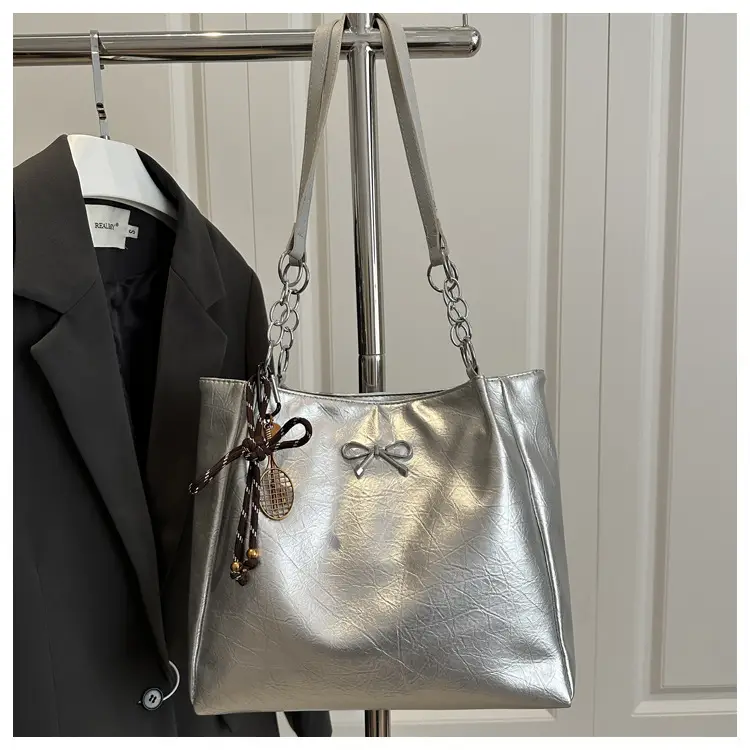 2025 Silver French Niche Shoulder Bag for Women — feature 22