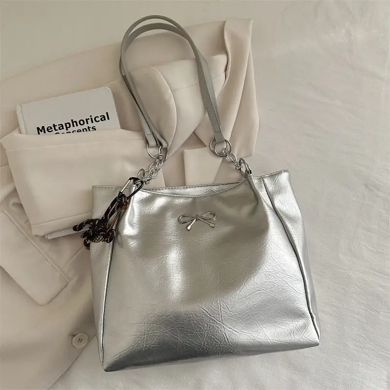 2025 Silver French Niche Shoulder Bag for Women - Image 5
