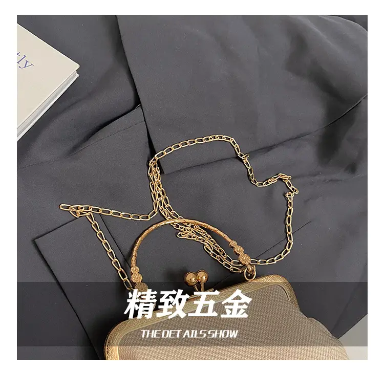 Women's Elegant Gold Chain Shoulder Bag 2025 Spring — feature 4
