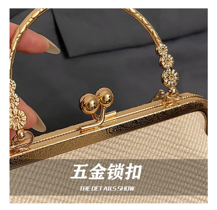 Women's Elegant Gold Chain Shoulder Bag 2025 Spring — feature 7