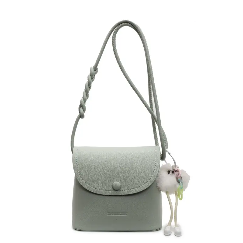 Pink Square Crossbody Bag for Women - Image 13