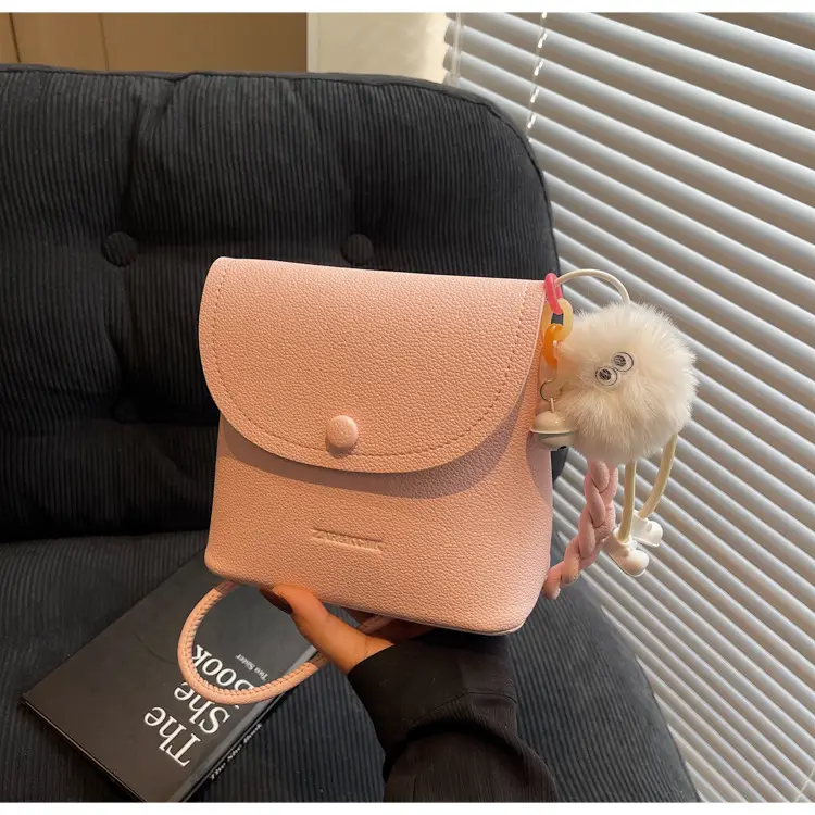 Pink Square Crossbody Bag for Women — feature 15