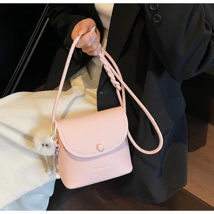 Pink Square Crossbody Bag for Women — feature 17
