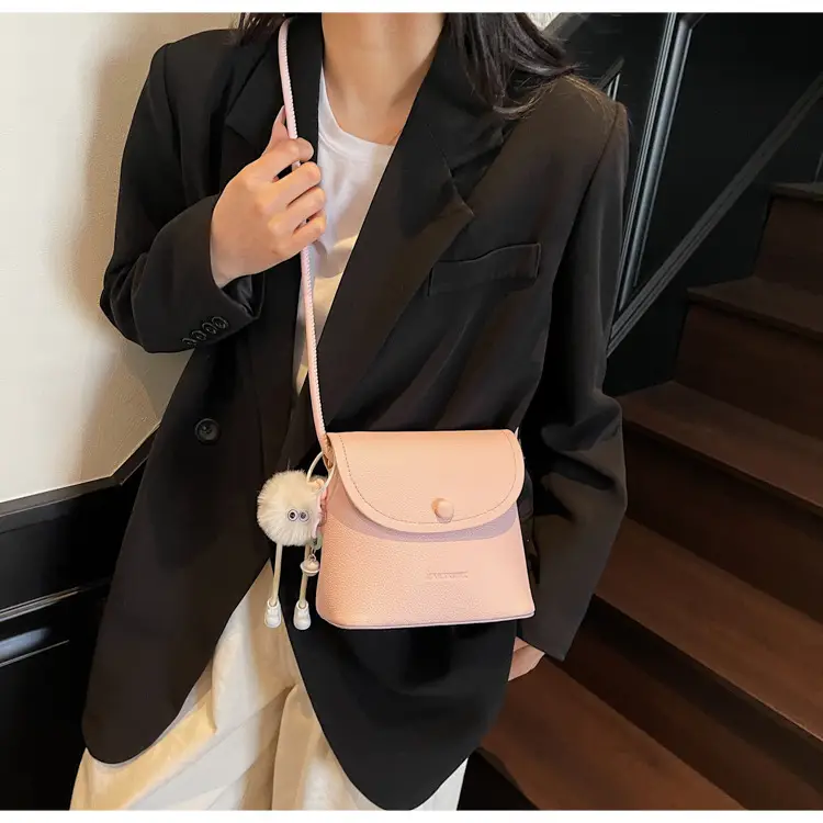 Pink Square Crossbody Bag for Women — feature 18