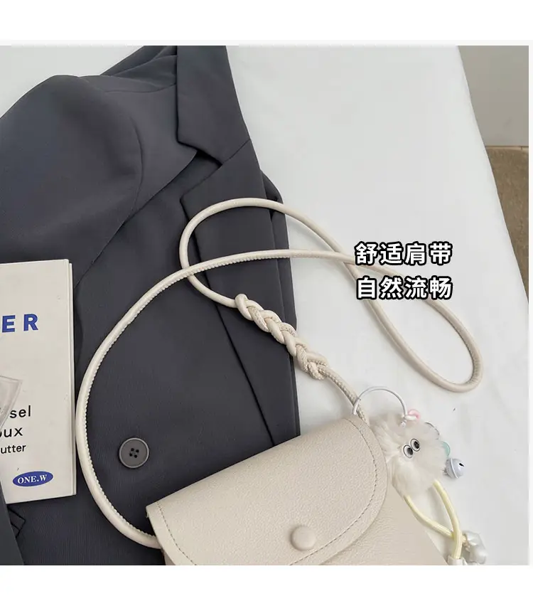 Pink Square Crossbody Bag for Women — feature 4