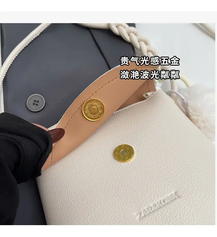Pink Square Crossbody Bag for Women — feature 5