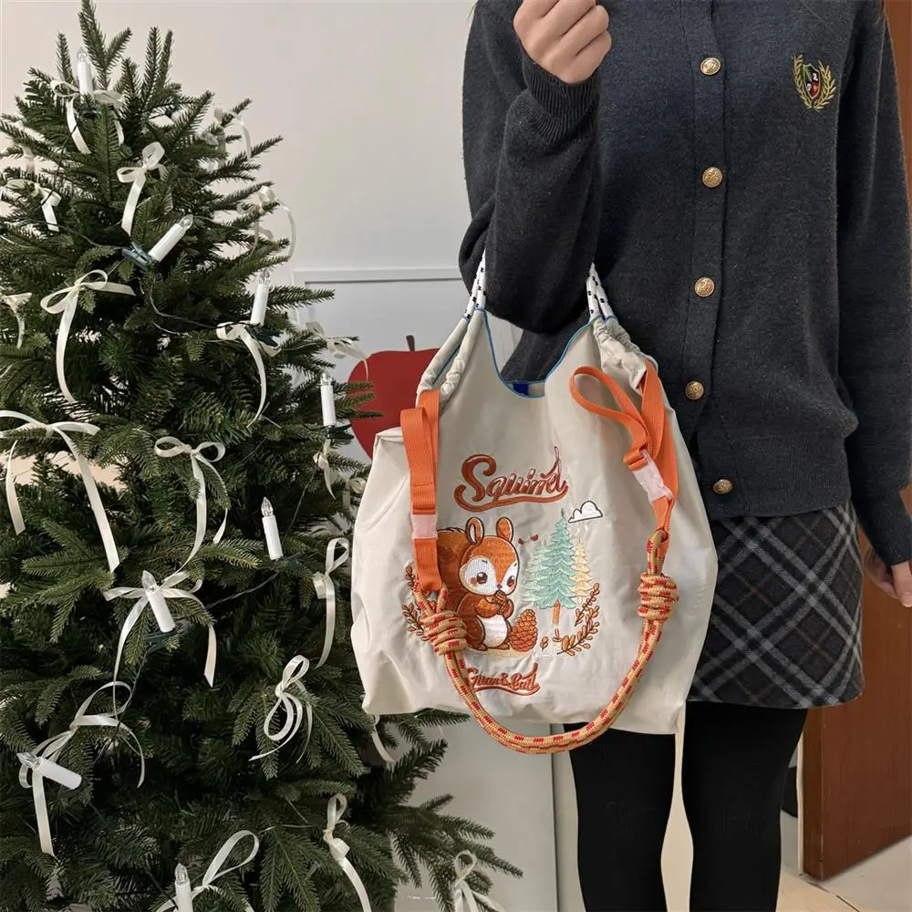 Spring Squirrel Cartoon Tote Bag Large Capacity Crossbody — feature 10