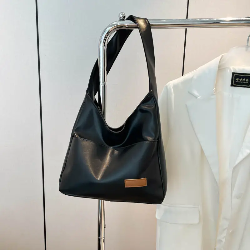 Women's Brown Shoulder Bag 2025 Large Capacity - Image 8
