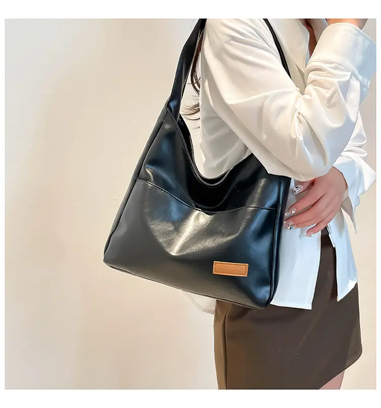 Women's Brown Shoulder Bag 2025 Large Capacity — feature 18