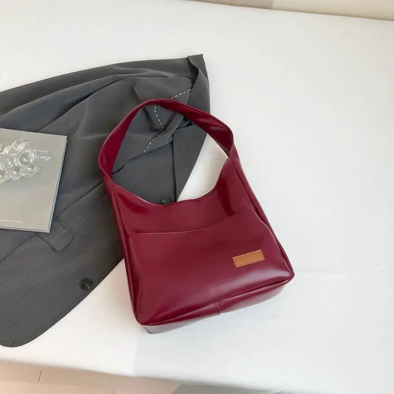 Women's Brown Shoulder Bag 2025 Large Capacity - Image 2