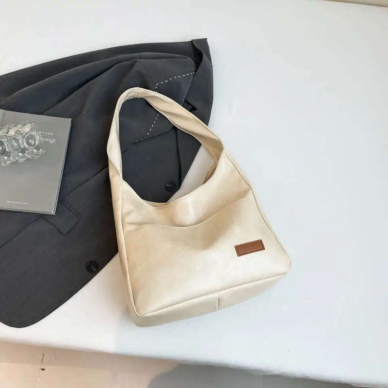 Women's Brown Shoulder Bag 2025 Large Capacity - Image 3
