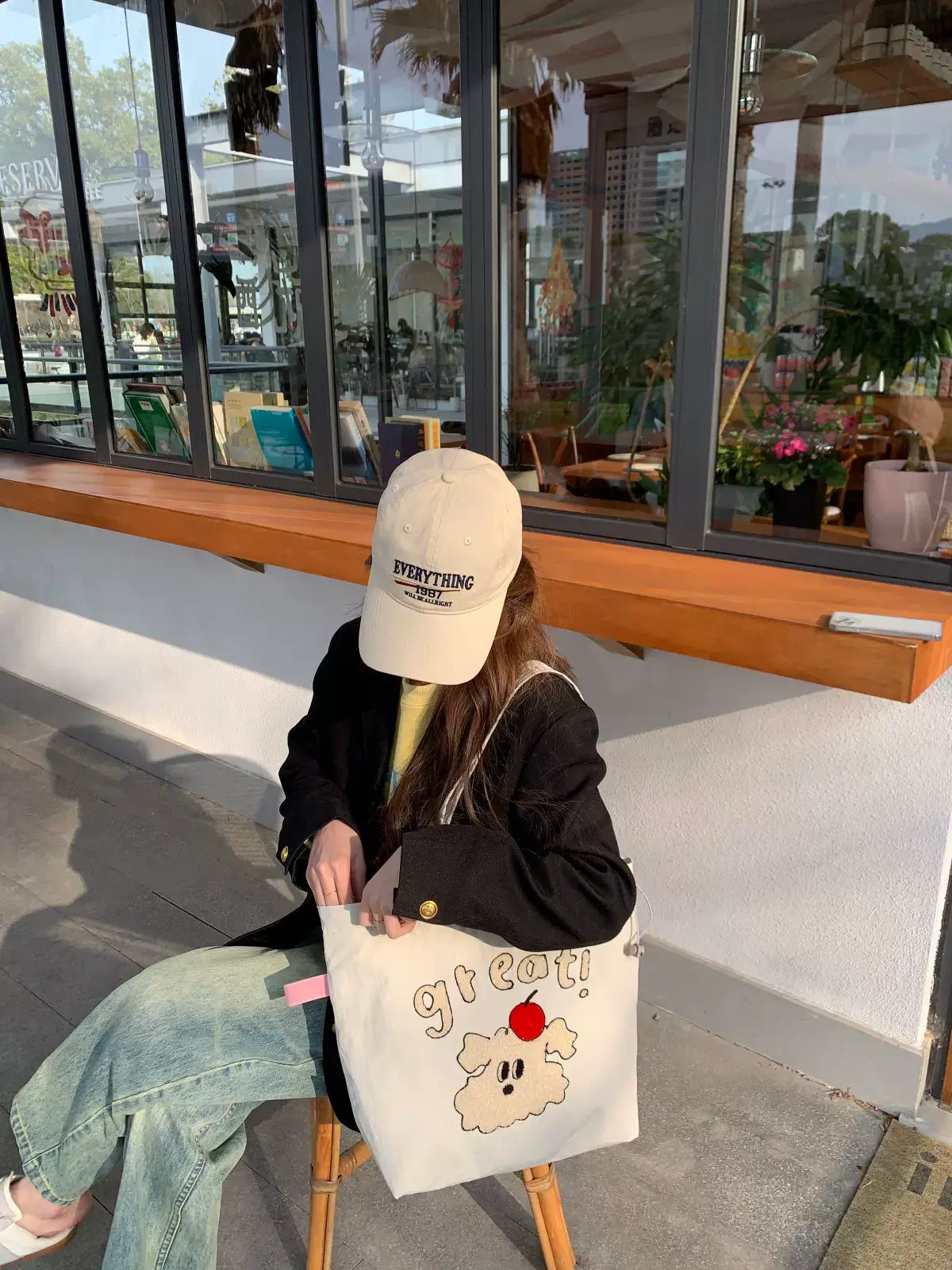 Spring New Fashion Towel Embroidered Portable Tote Large Capacity Fashionable All-match Bag Drawstring Strap Shoulder Bag luggage and leather goods — feature 16