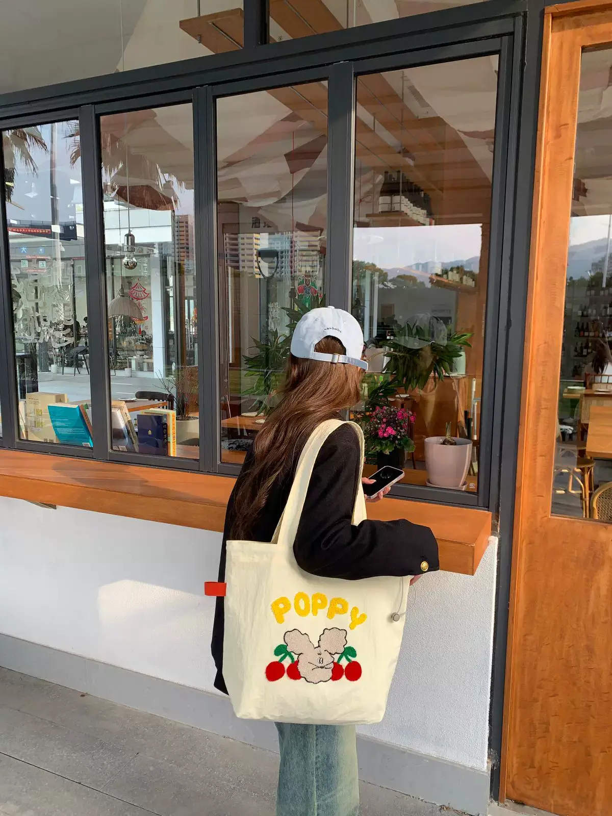 Spring New Fashion Towel Embroidered Portable Tote Large Capacity Fashionable All-match Bag Drawstring Strap Shoulder Bag luggage and leather goods — feature 17