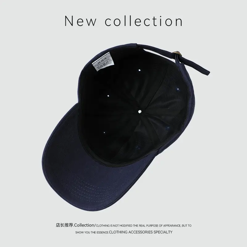 Spring & Autumn New English Printed Baseball Cap Outdoor Casual Korean-style All-match Curved Beave Face Shown Small Cap — feature 5