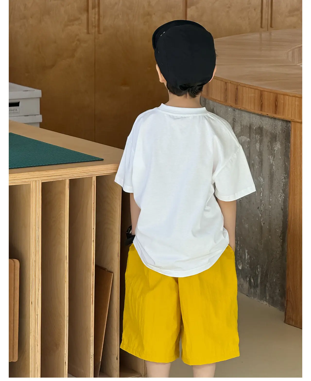 Tongku Boys Korean Letter Print T-Shirt Summer Wear — feature 22