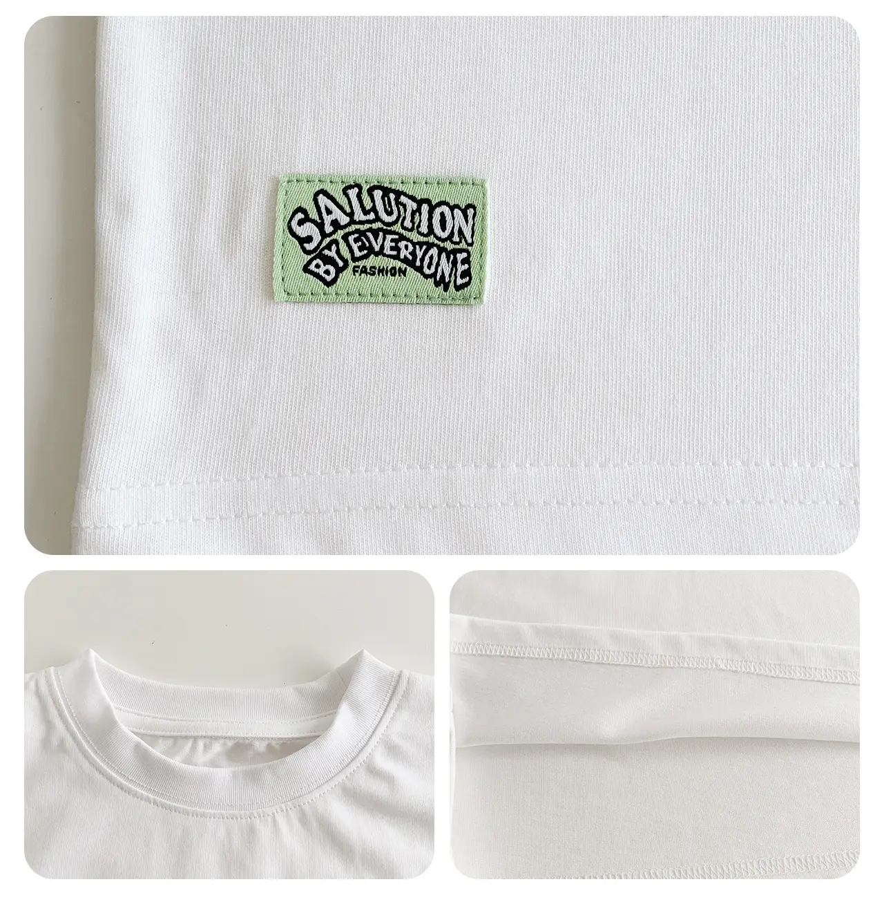 Tongku Boys Korean Letter Print T-Shirt Summer Wear — feature 6