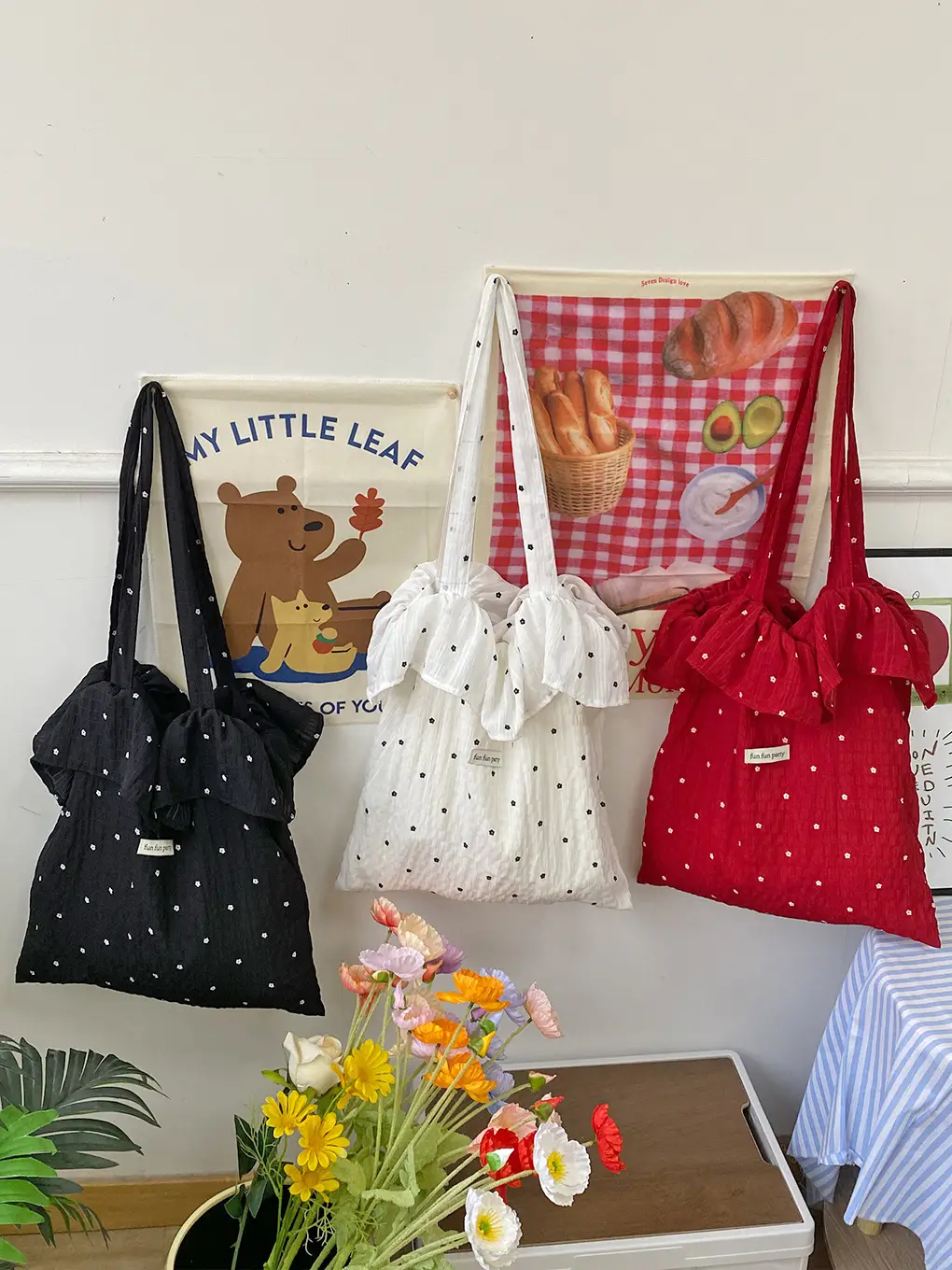 2025 Spring Mesh Shoulder Bags Fairy Style Ruffled Handbags Women - Image 6